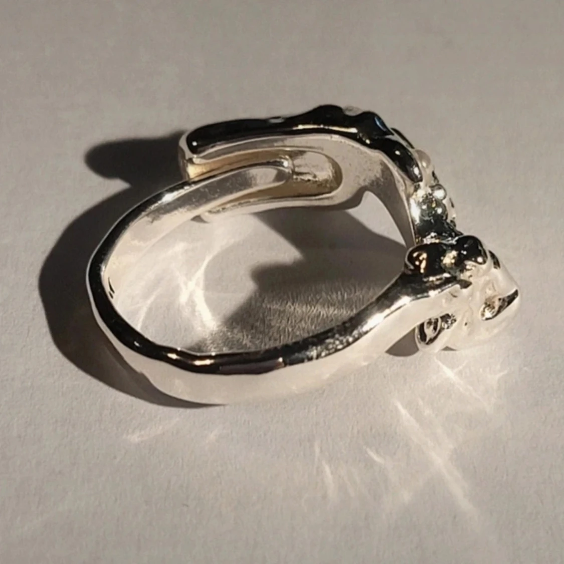 Silver plated ringmed pärlor från Pilgrim - 1
