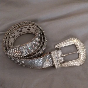 BB Belt - BB Bälte i silver bra kvalite använd några gånger men ingen rhinestone saknas. 105CM