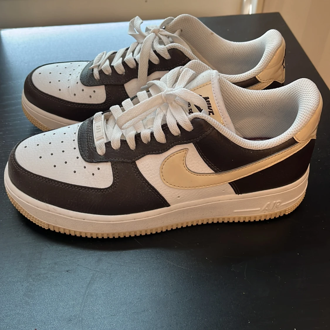 Nike Air Force 1 brun/beige sneakers - 3