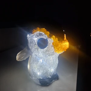 Pingvin lampa - Mysbelysning i form av en pingvin, jättefin, batteridriven 