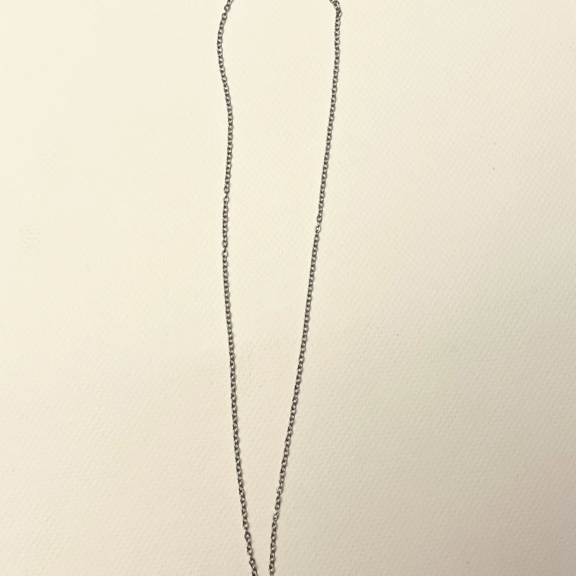 Måne halsband månskära stjärna silver imitation  - 3
