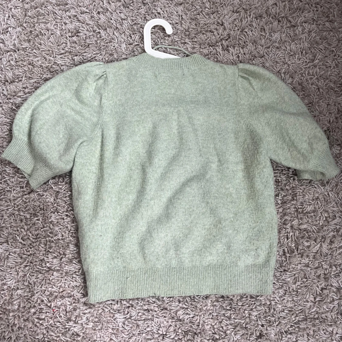 Ljusgrön stickad tröja Vero Moda - 1