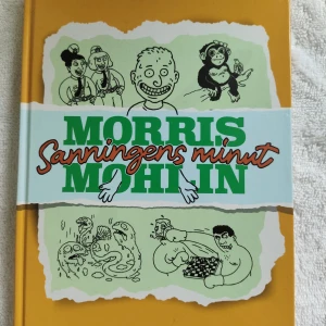 Sanningens minut - En galet rolig bok om Morris Mohlin och hans vilda upptåg i skolan! Hundvakt, kalasfixare, kopiatormissöden och pinsamma situationer blandas med knasiga illustrationer. Perfekt för dig som gillar humor och tokiga vardagsäventyr.