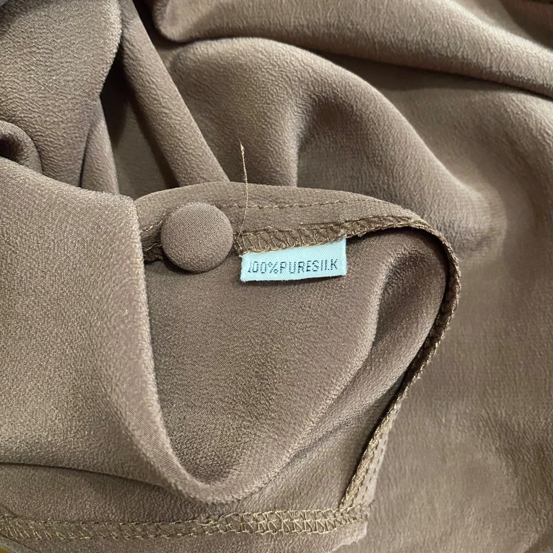 Vintage Lady Chic brown blouse, 52 (XXL) - 3