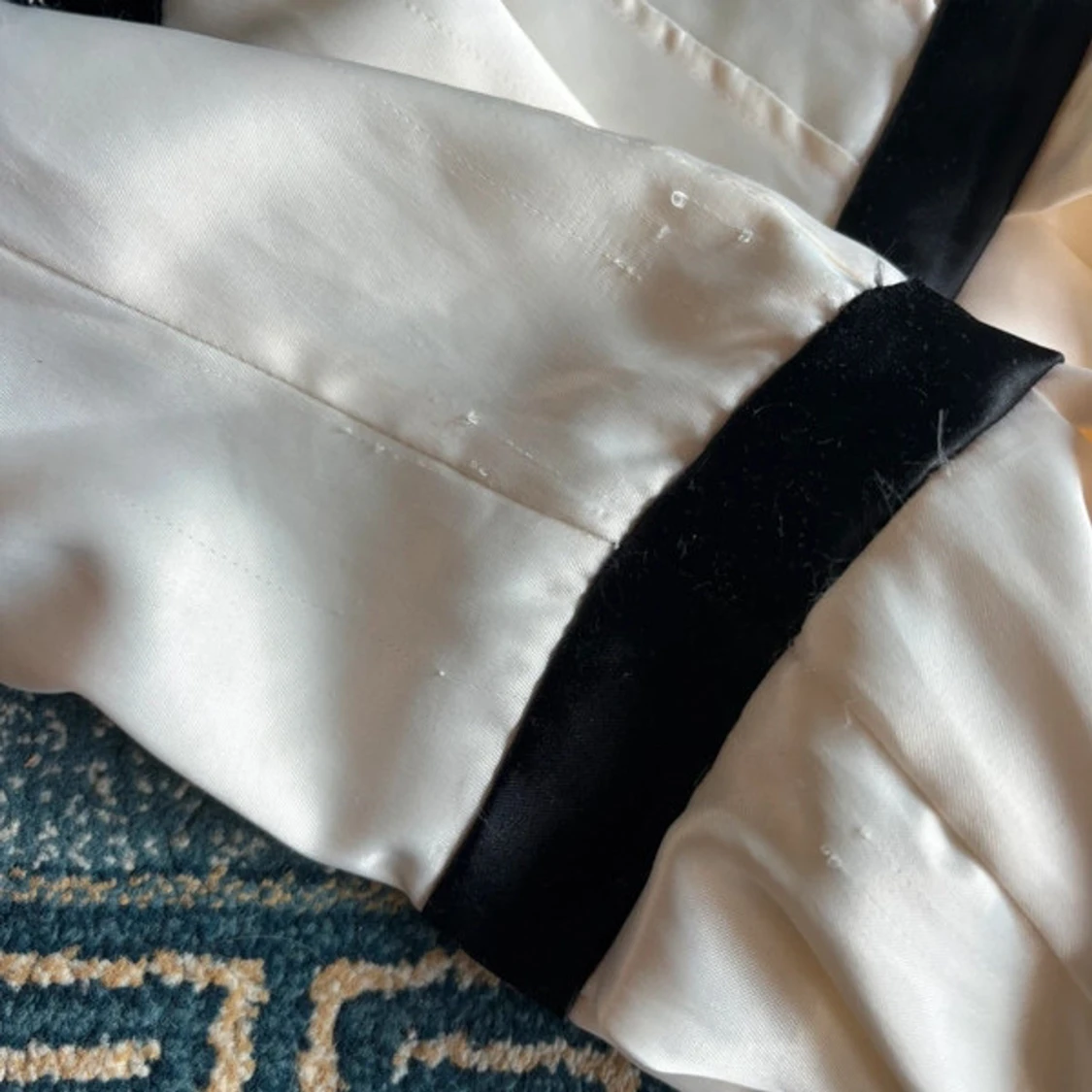 Vit och svart axelbandslös klänning Vila - 2