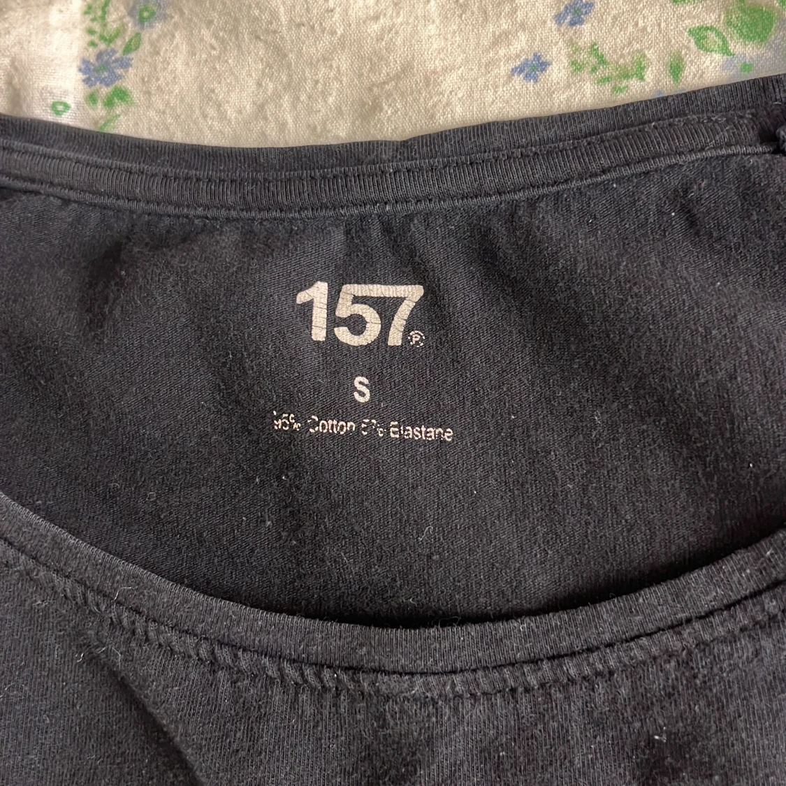 Svart långärmad topp från 157 - 1