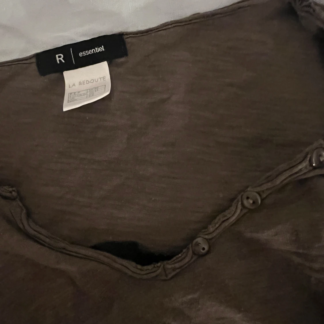 grå/grön långärmad topp med paljettstjärna - 2