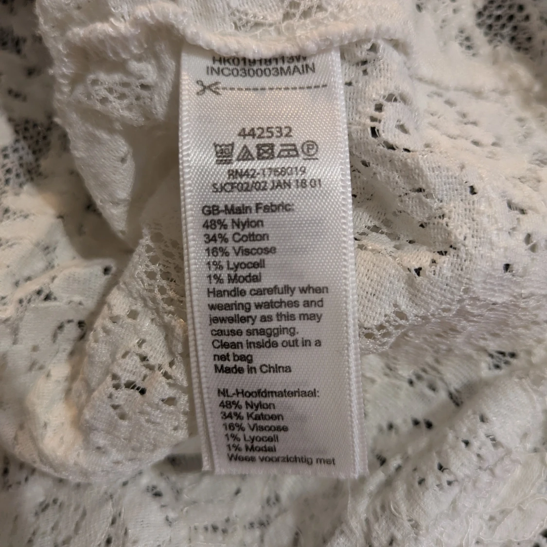 Vit blus/topp från Monsoon - 4