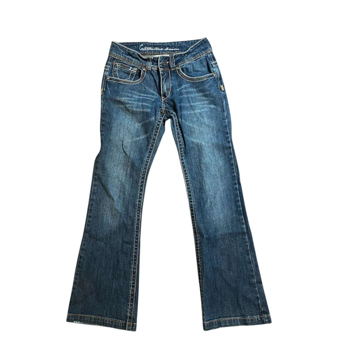 Lådmidjade bootcut jeans från Caterpillar - 1
