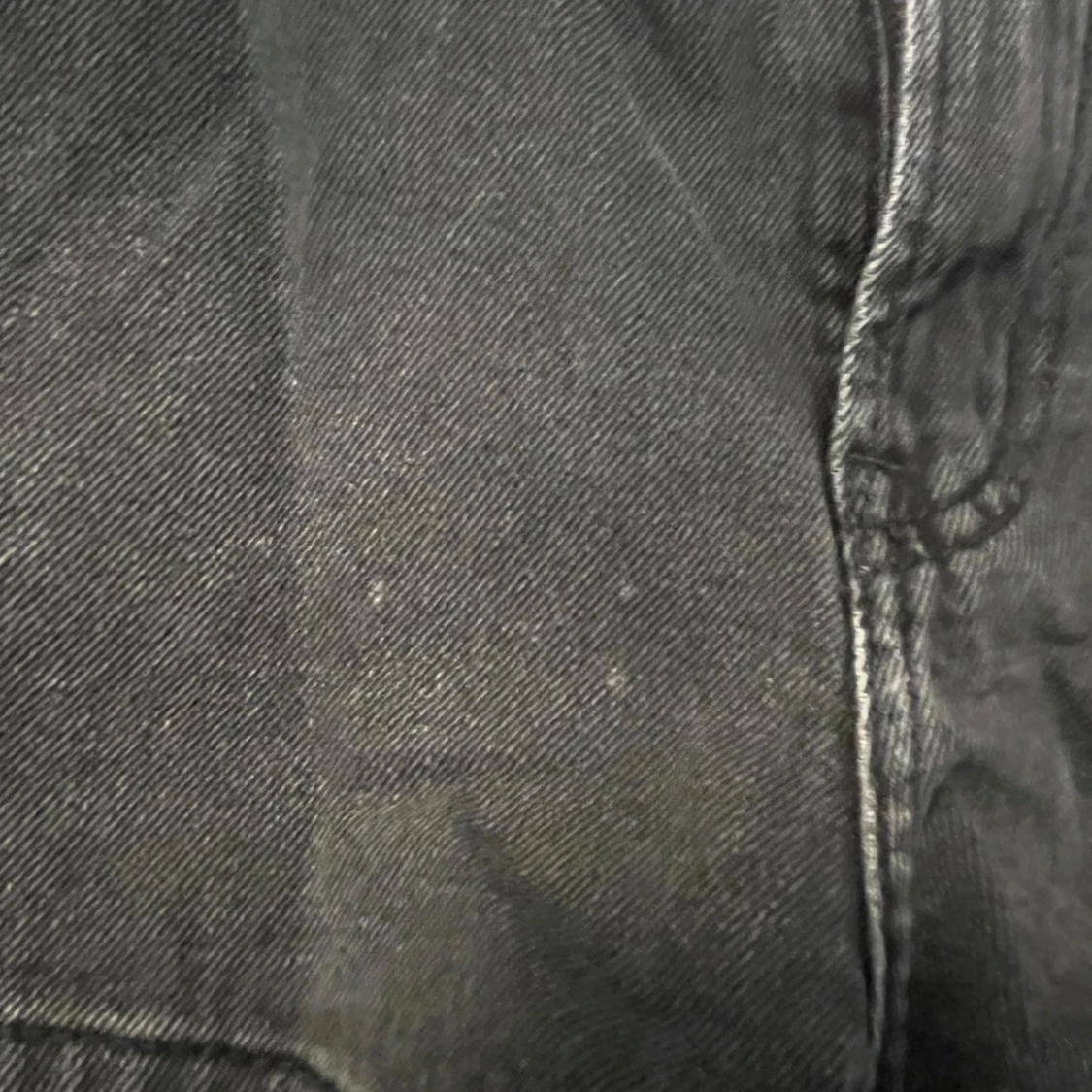 H&M divided svarta hög midja shorts stl 42 - 3