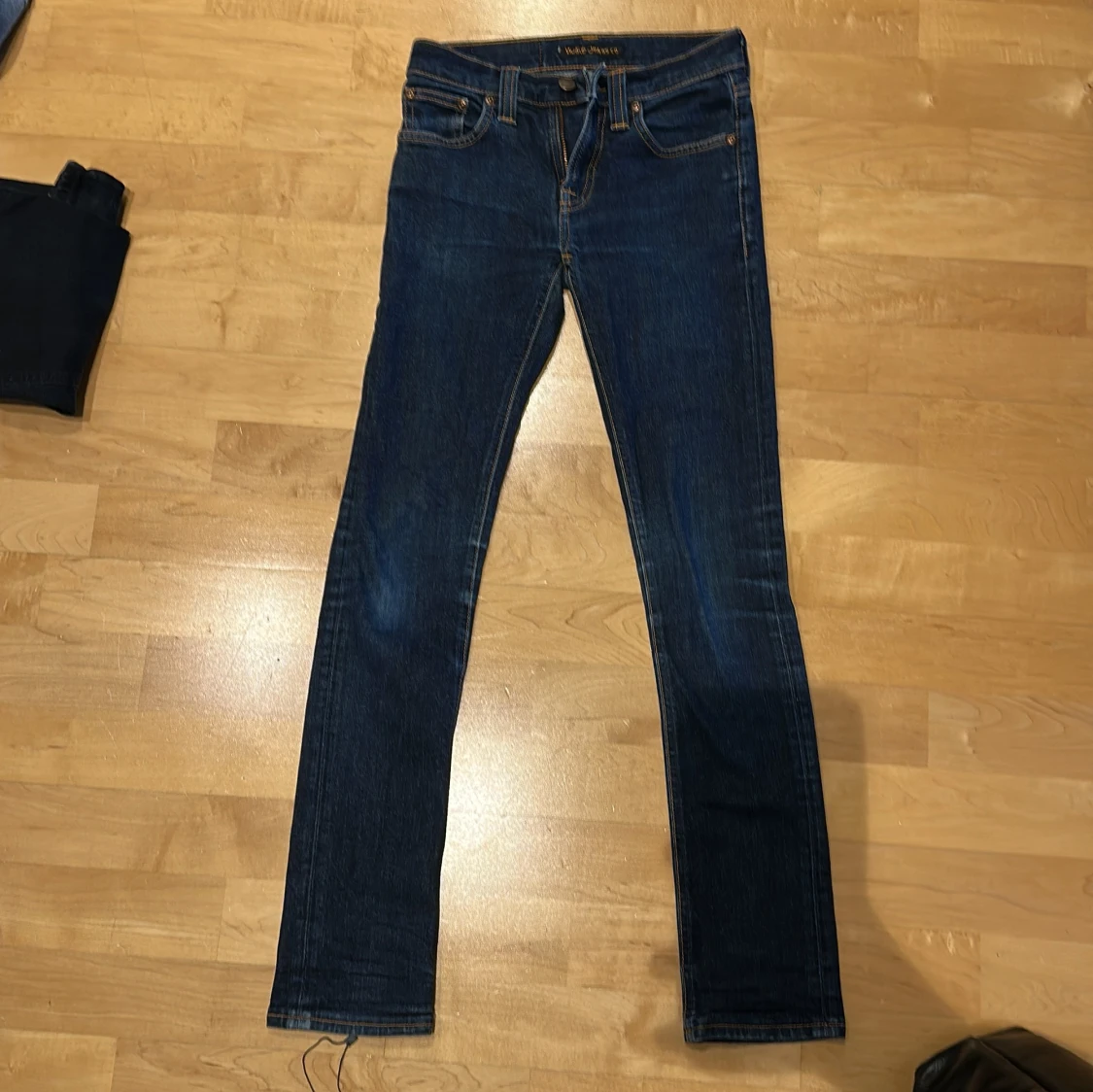 Mörkblå skinny jeans från Nudie Jeans - 2