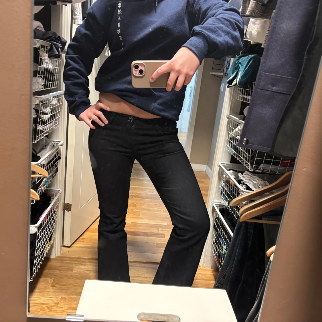 Svarta bootcut jeans från Tourseason Denim