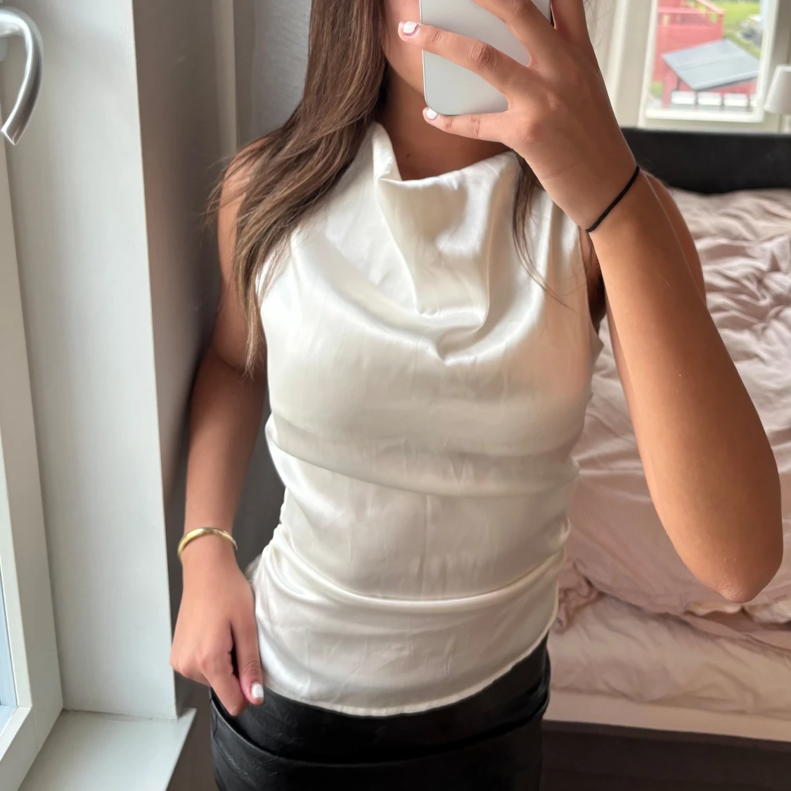 Vit Satintopp XS - 2