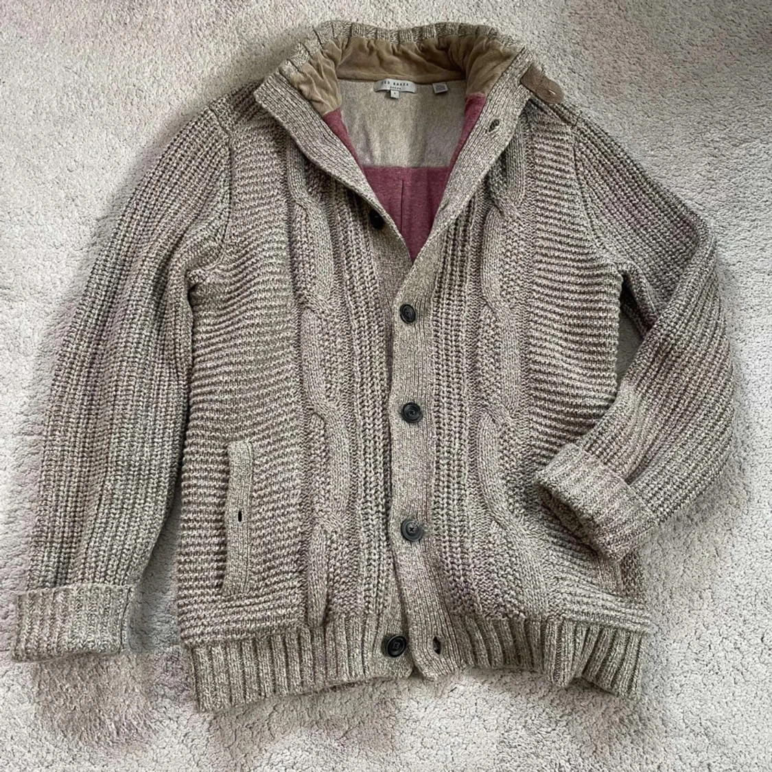 Ted baker stickad kofta: M