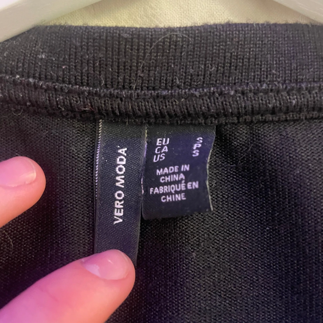 Svart långärmad topp från Vero Moda - 1