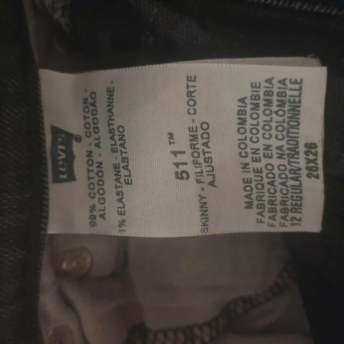 Svarta Levis 511 - 4