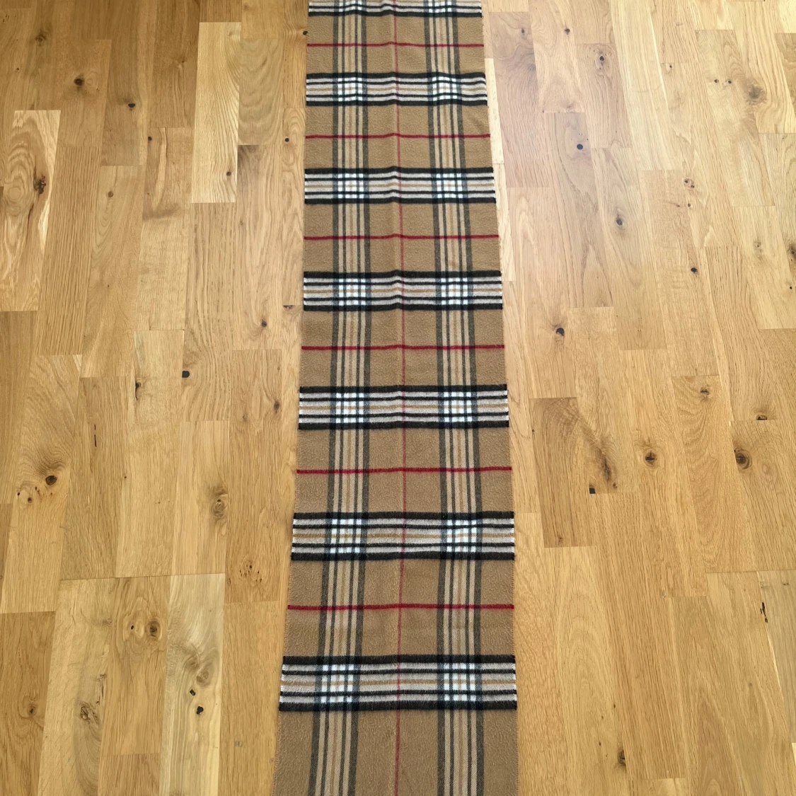 Rutig halsduk i ull  - 1