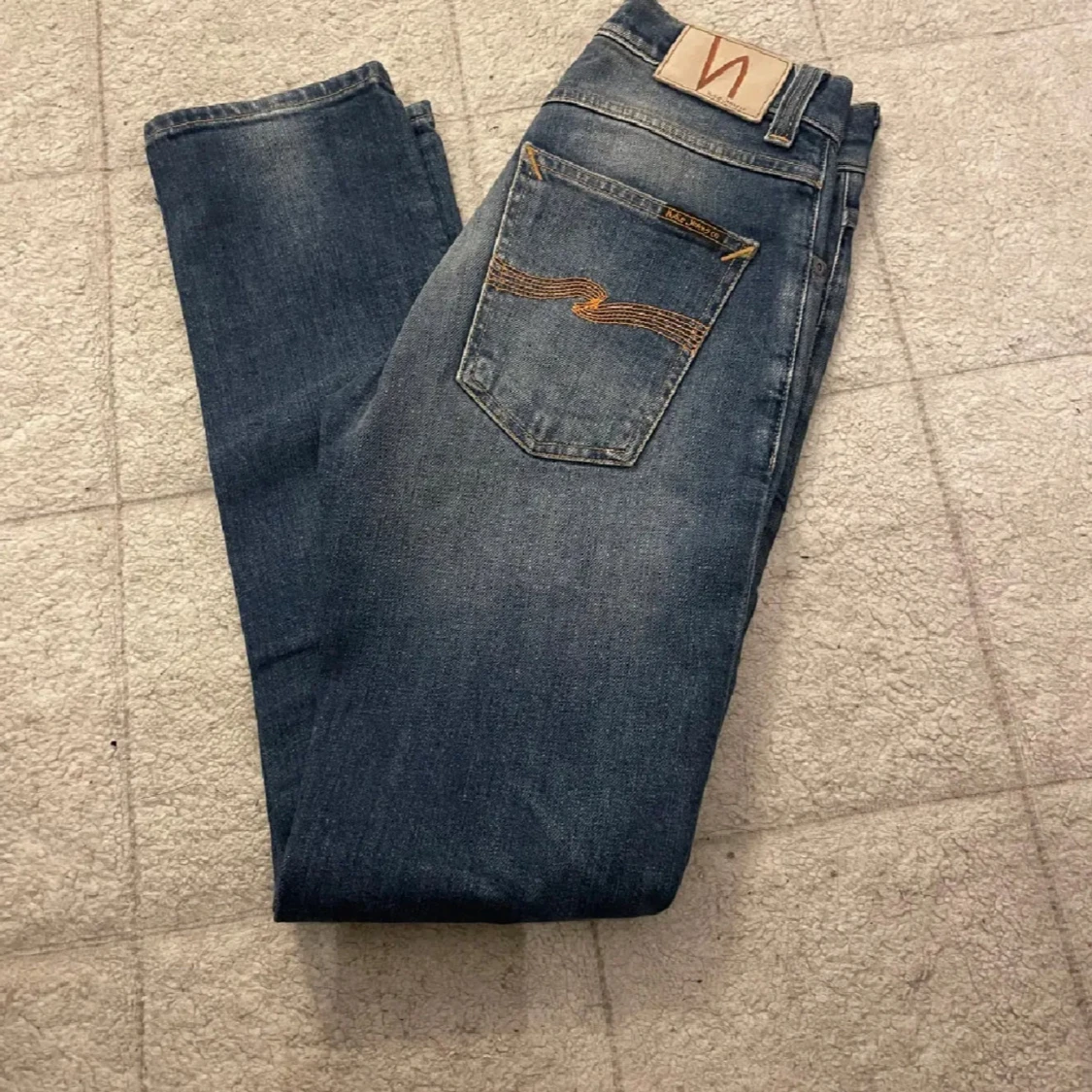 Blå jeans från Nudie Jeans