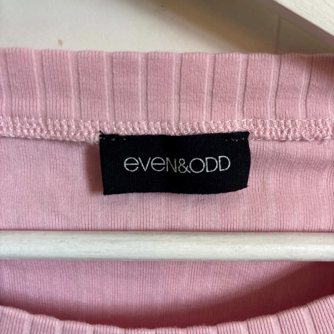 Rosa ribbad långärmad tröja Even&Odd - 3