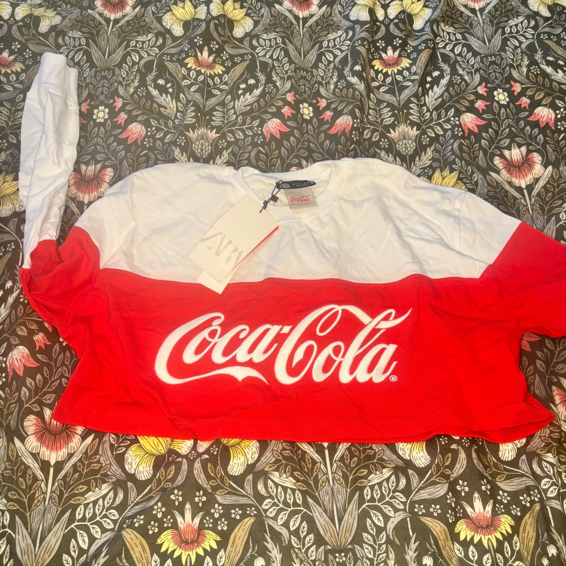 Coca-Cola croppad tröja från Zara