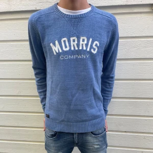 Morris tröja stickad - Riktigt fet stickad Morris tröja i snygg ljusblå färg | Storlek L | Priset kan diskuteras!