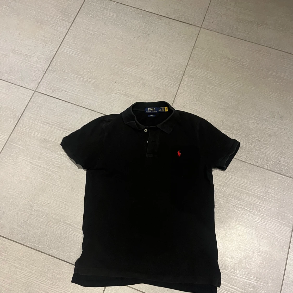 Svart pikétröja Polo Ralph Lauren