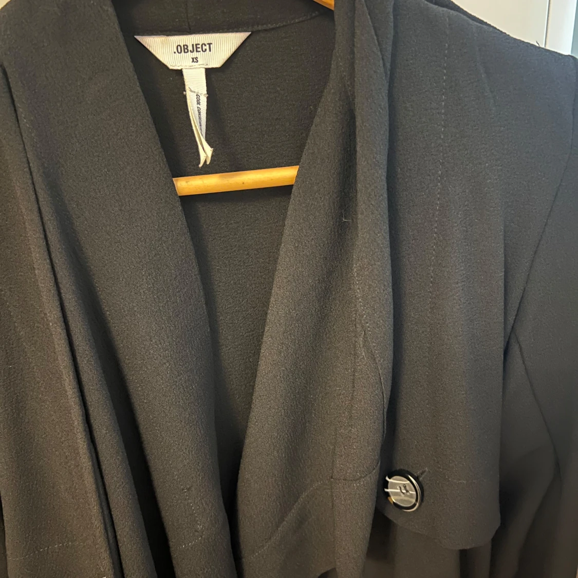 Svart trenchcoat - 1