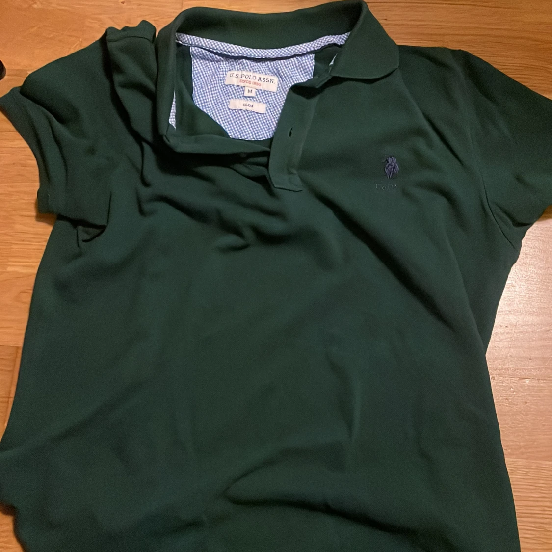 Mörkgrön pikétröja från U.S. Polo Assn. - 2