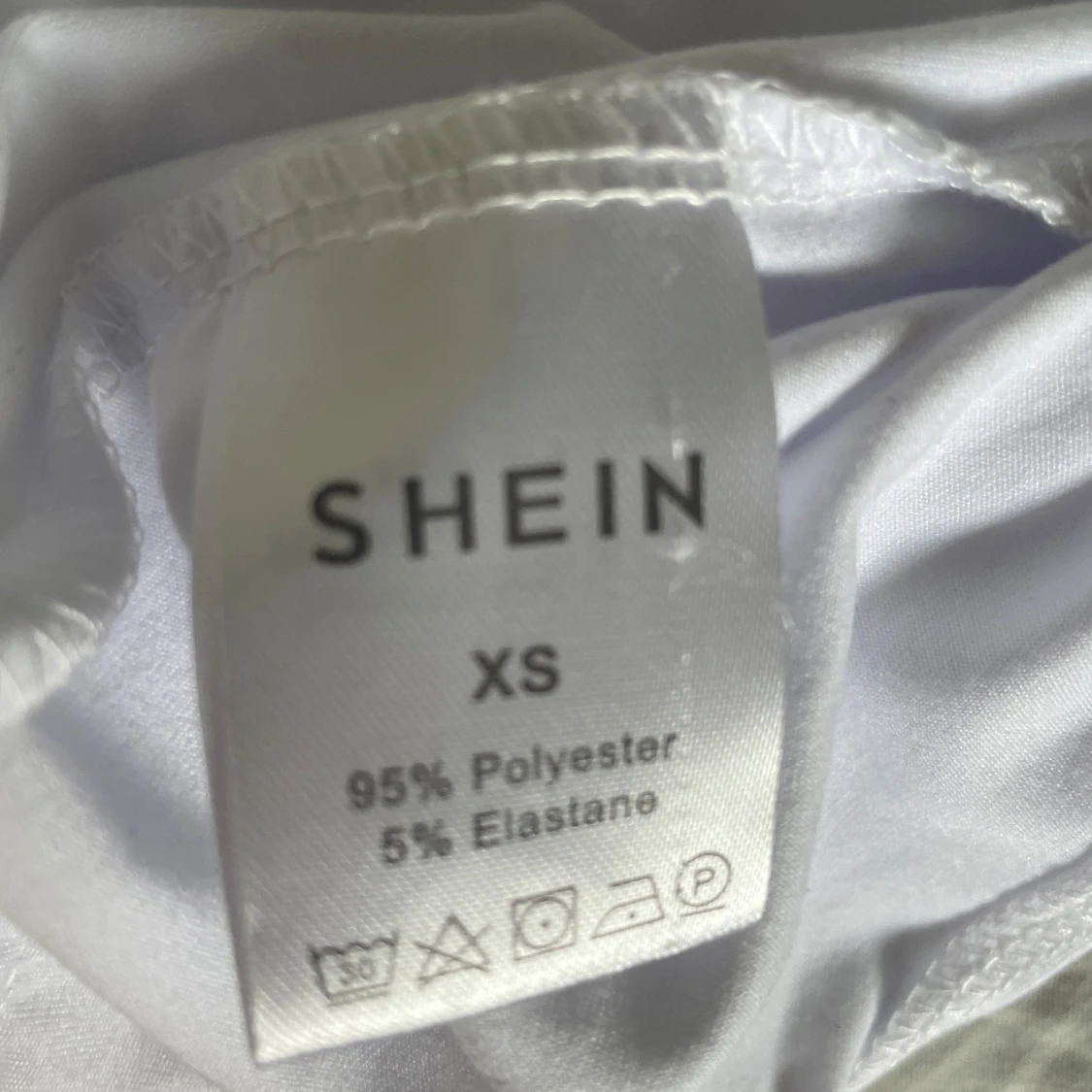 Vit långärmad klänning från SHEIN - 2