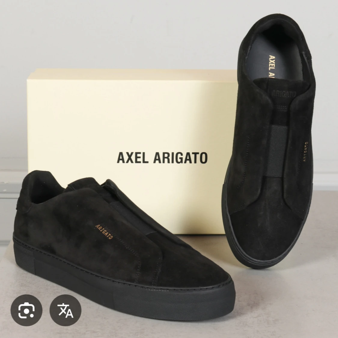 Svarta sneakers från Axel Arigato