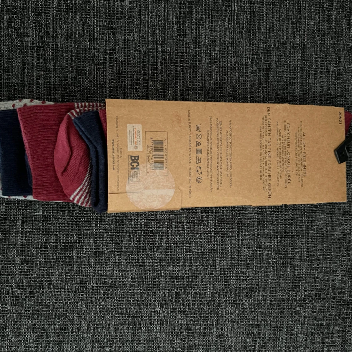 Flerpack mönstrade strumpor från Apollo - 1