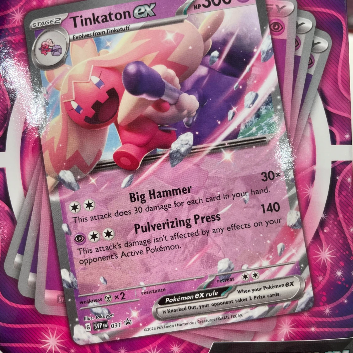 Pokémon Battle Deck med Tinkaton ex - 1