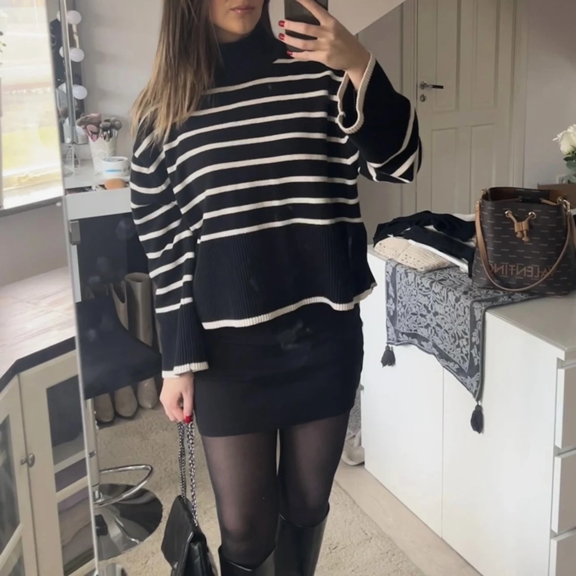 Stickad tröja  - 90