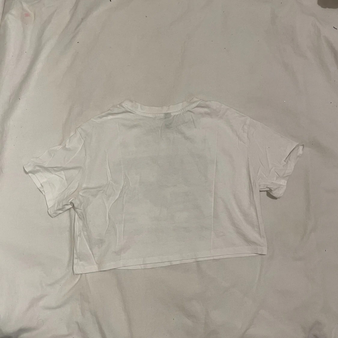 Vit Croppad T-shirt - 91