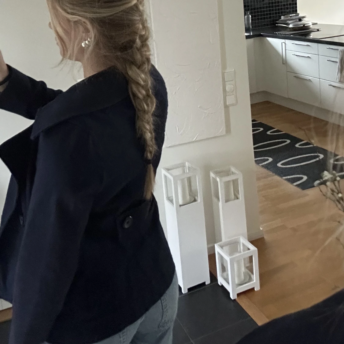 Blå kort kappa - 91