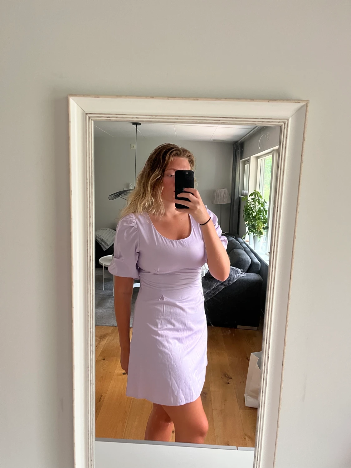 Syrenlila klänning  - 90
