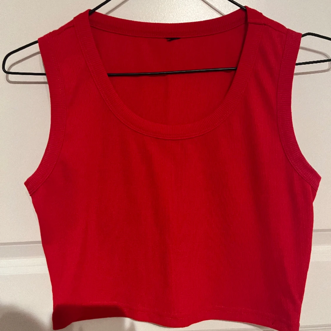 Röd croptop👌🏼❤️