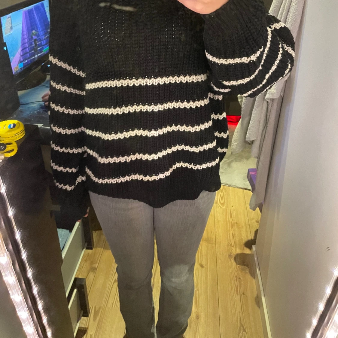 Stickad tröja 