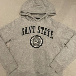 Gant State Hoodie  - Grå gant Hoodie  I ungdoms storlek  Inga synliga deftkter m.m