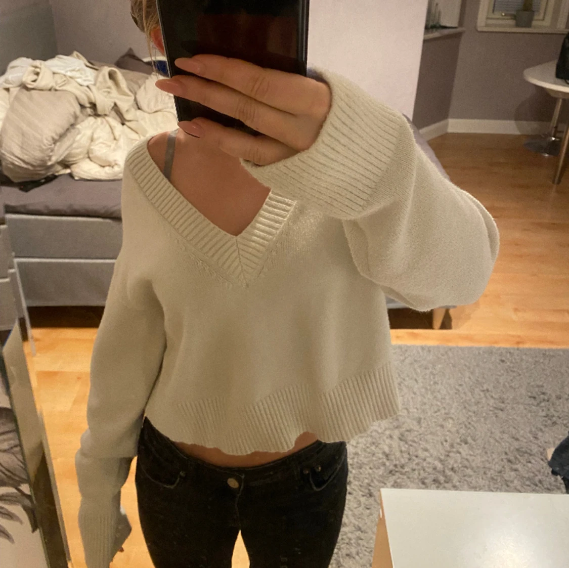 Stickad tröja 💘 - 90