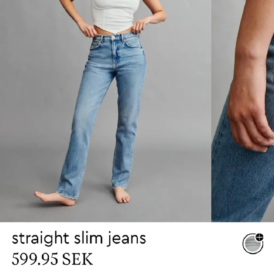 Nya jeans Gina Tricot XS/34