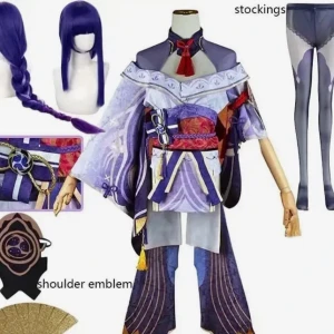 Raiden Kostym - Säljer den här raiden kostymen, i bra skick med alla delar:) (skickar bilder ni vill ha priv) använd några få gånger, kommer me peruk (inte stylad) köparen står för frakt, klicka inte köp nu! Tar endast Swish :) <3 (ganska stor S)