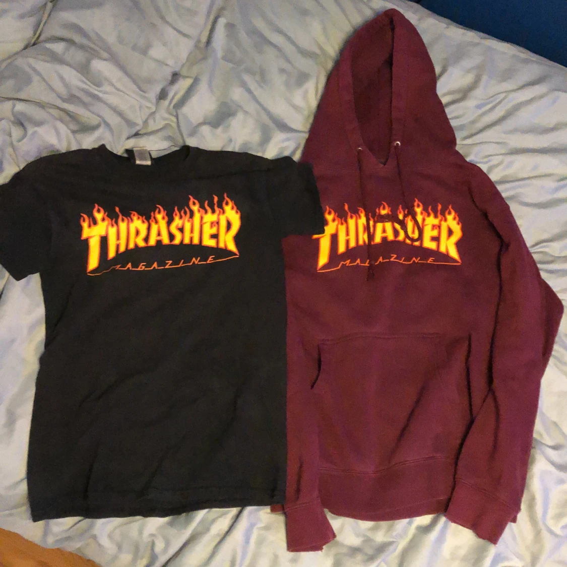 Thrasher t shirt och hoodie