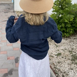 Linneskjorta  - Blå 