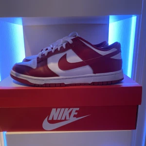 Nike dunk low USC - Köpt förra sommarn. Bra skick. Skriv till mig om ni har några oklarheter. Storlek 41 men passar storlek 40 bra också. Priset är ej hugget i sten😊