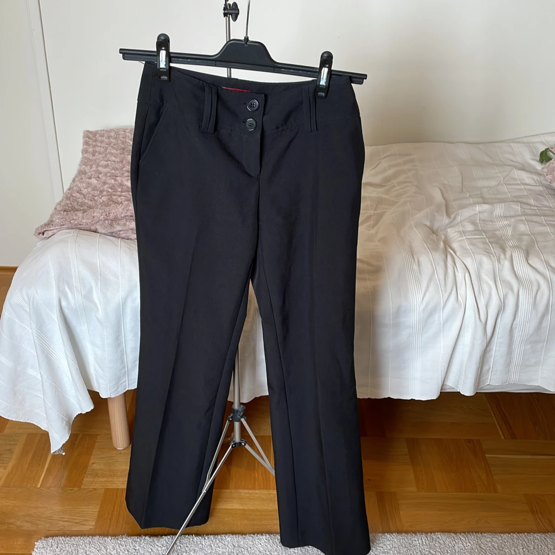 Lågmidjade vintage kostymbyxor - 90