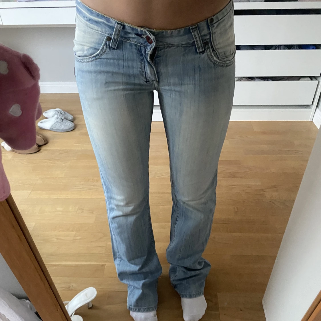 Lågmidjade jeans