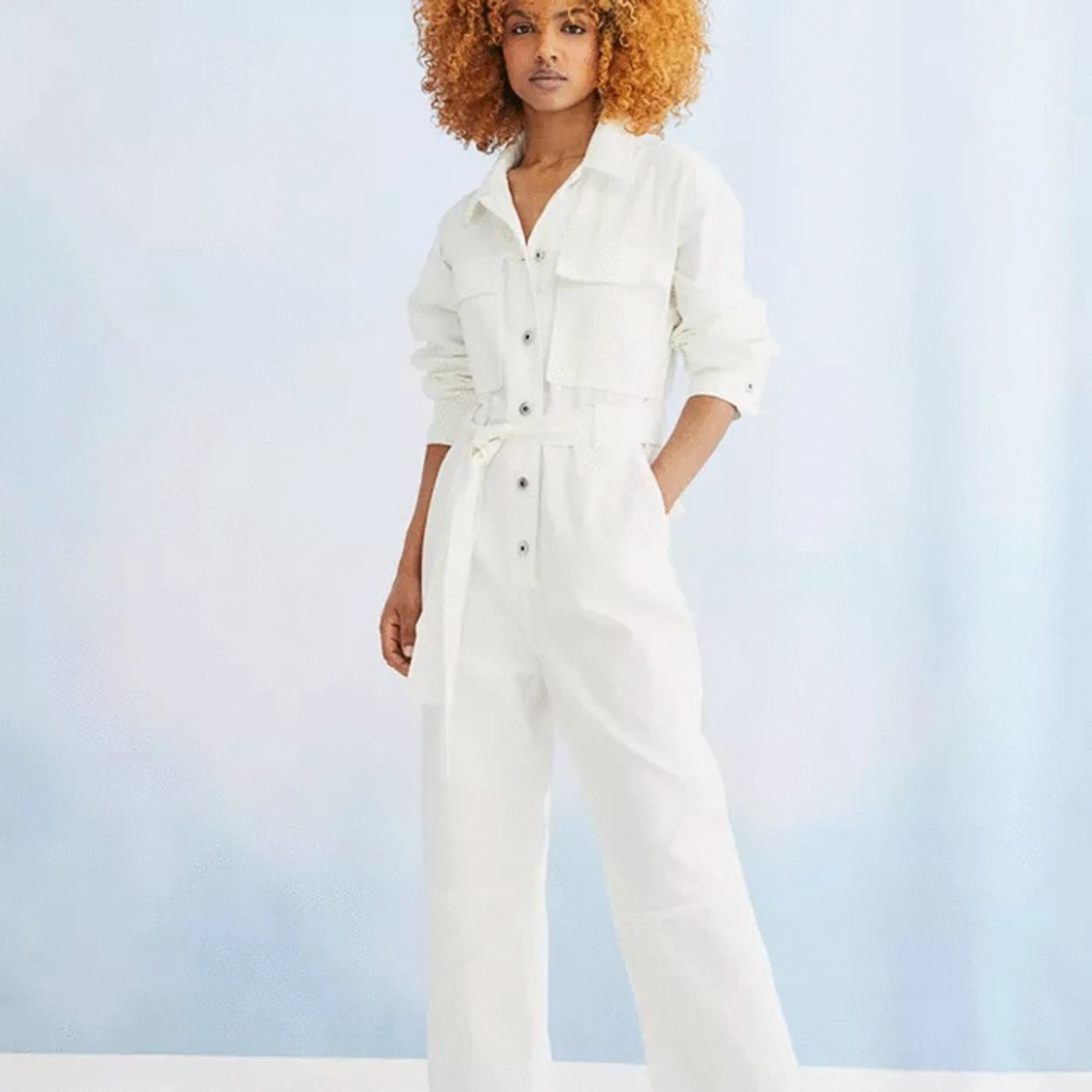 Denim/twill jumpsuit - 90