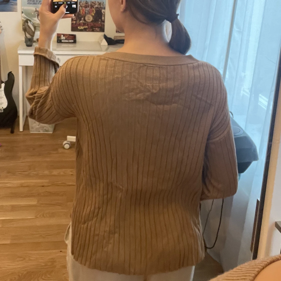 Brun tjocktröja - 90