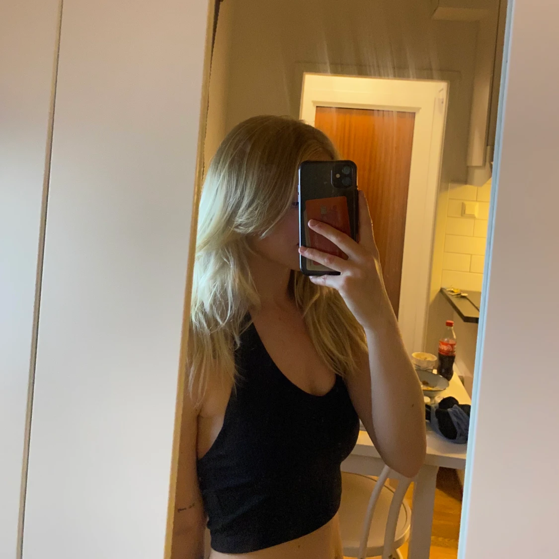 Svart halterneck - 90